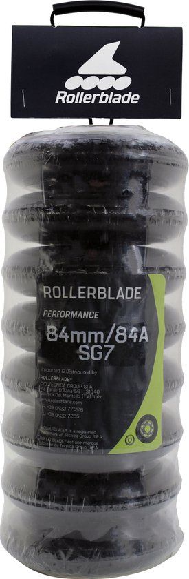 Rollerblade Wheelkit XT inline skate wielen 84mm - 8 stuks - Mannen - Transparant