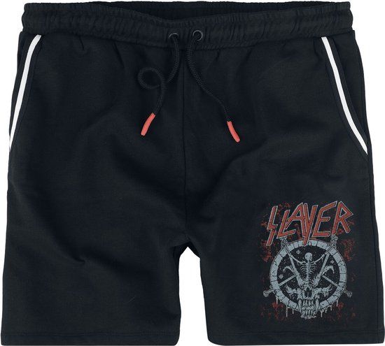 Slayer Circle Heren Shorts - Zwart - L