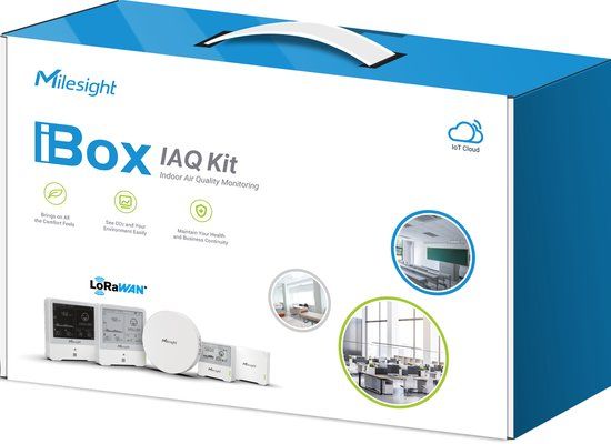 Milesight IoT IAQ Kit smart home milieu-sensor Bedraad