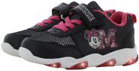 Leomil Disney Minnie - Schoenen voor meisjes met lichtjes - Minnie Mouse Sneakers voor kinderen met klittenband - Lichtgevende kindersneaker - Maat 29 - Zwart