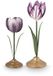 Pip Studio Tulpen Kandelaar Lila Kaarsenhouder 21cm Set van 2