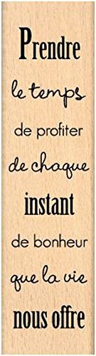 Florilèges Design FF309015 stempel Scrapbooking Prendre Le Temps, beige