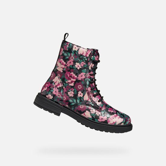 GEOX ECLAIR MEISJES - ZWART/ROZE - Maat 36