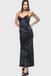 Killstar Celestial Summer - Midnight Vale Maxi Dress Dames Maxi-jurk - marineblauw - 3XL