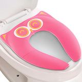 Gimars Draagbaar reispotje voor peuters, groot opvouwbaar reispotje voor kinderen, past in alle vormen, opvouwbare toiletbril voor jongens en meisjes met 6 antislip siliconen pads, gratis draagtas