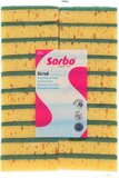 Sorbo Schuurspons Extra Sterk - Set van 20 - Geel
