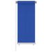 Store extérieur 65(L)x140(H) cm HDPE bleu