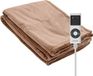 Comfeur Elektrische Deken - Verwarmde Bovendeken 180x120 cm - Dubbelzijdig Fleece Warmtedeken - Automatische Uitschakeling & Timer - 9 Warmtestanden