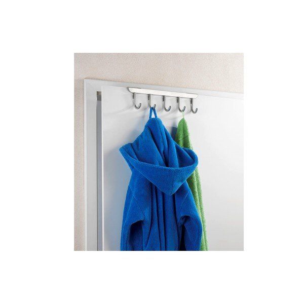 WENKO Deurgaderobe 9x36cm RVS