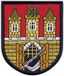 Patchion Blason de Prague - Dos magnétique - Patch/Badge/Emblème brodé