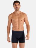 HOM Langer Boxer Long Boxer Briefs HO1 Heren Boxershorts Effen Grijs/Navy S