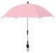Sonnenschirm mit Klemme - Verstellbarer Strandsonnenschutz - Schwarz/Blau/Pink