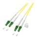 EFB Elektronik O0381.3 InfiniBand en Glasvezelkabel 3 m LC Geel