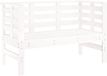 vidaXL Tuinbankje - 111,5x53x71 cm - Massief Grenenhout - Wit