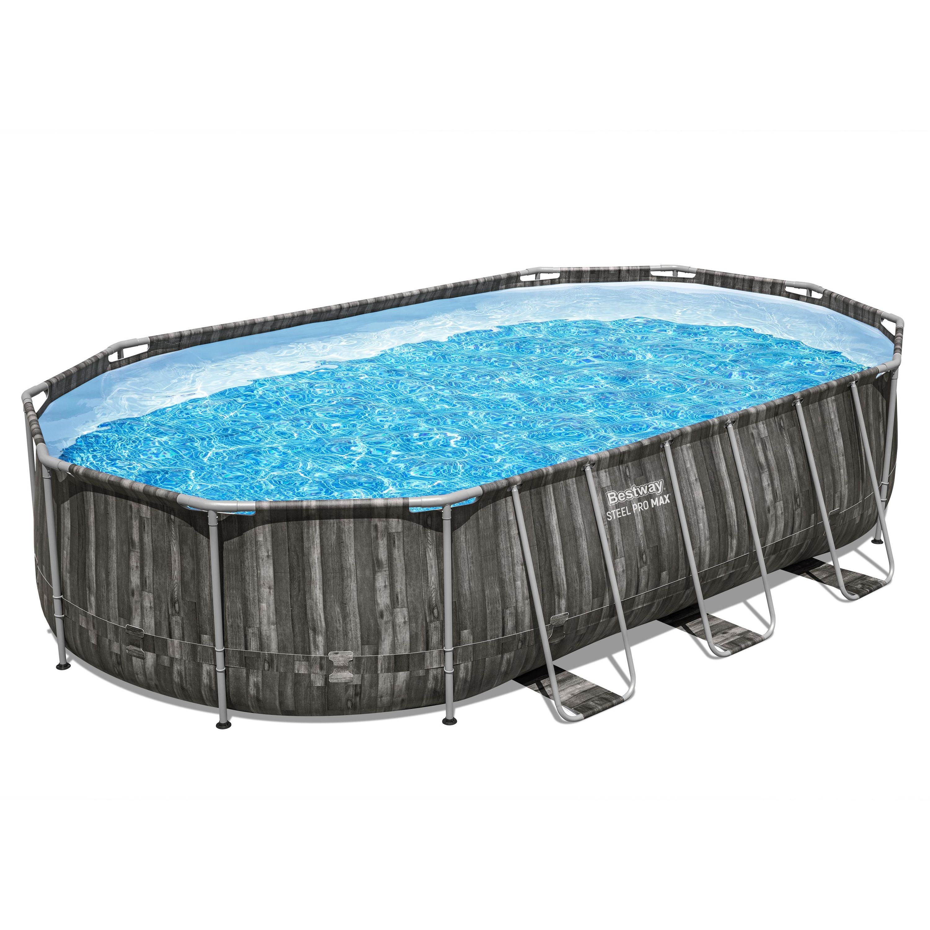 Bestway Power Steel Oval Pool Set 20' x 12' x 48" - 5611R