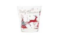 Excelsa Christmas waterglazen, glas, 6 stuks
