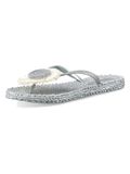 ILSE JACOBSEN Sandaal 'Cheerful' lichtbeige / zilver
