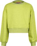 Vingino Basic-rn melange meisjes sweater katoen viscose groen maat 176