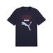 PUMA Graphics Cyber PUMA T-shirt voor heren S, Navy Blue