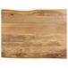 VidaXL Tafelblad met natuurlijke rand 90x80x2,5 cm massief mangohout