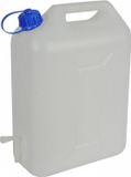 Merkloos / Sans marque Edco Eindhoven Bv Jerrycan voor water met kraantje - 10 liter - Kunststof - Multi