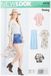 New Look Naaipatroon 6378: Misses' Easy Kimono's met lengtevariaties, maat A (XS-S-M-L-XL)