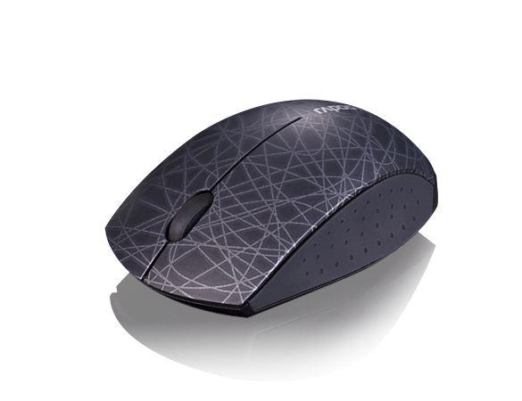 Rapoo 3300P+ - Draadloze Muis - Zwart/Grijs