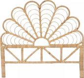 Vente-unique Hoofdbord 140 cm - Rotan - Naturel - FLOSIA