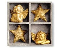 SERV. Kerstkit, 33 x 33-20 stuks.