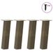 VidaXL Tafelonderdeel Metaal Chroom 420 mm