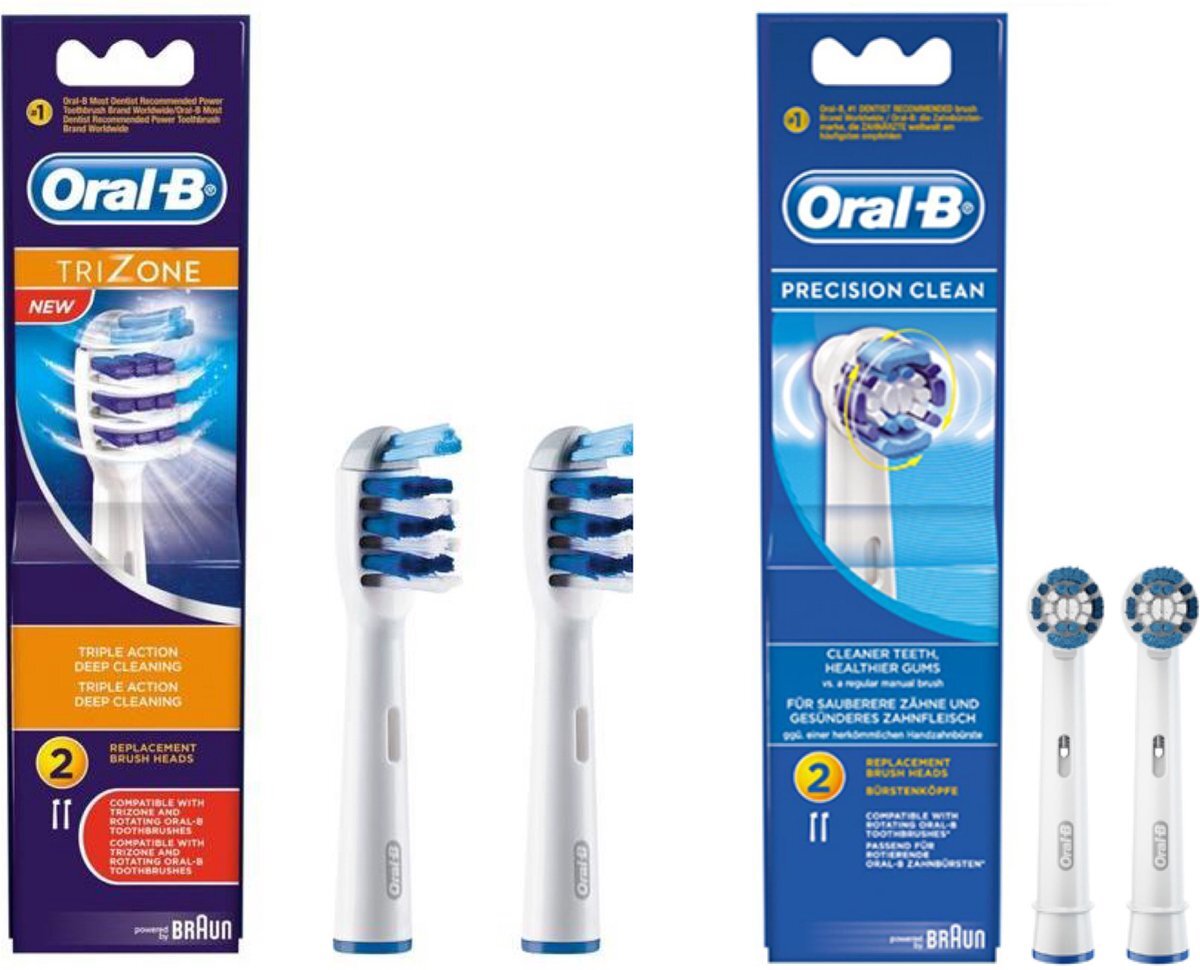 Oral-B ORAL-B - Opzetborstels - PRECISION CLEAN+TRIZONE - Elektrische tandenborstel borsteltjes - COMBIDEAL