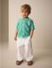 Next - Jongens - Gebreid Cornelli poloshirt - Groen