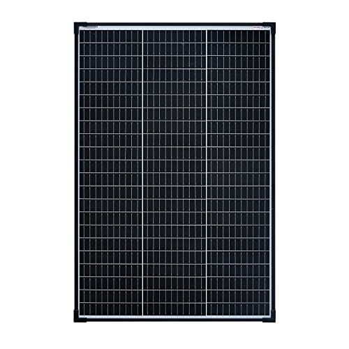 EnjoySolar Monokristallijn zonnepaneel, 100 W, 12 V, 182 mm, zonnecellen, 10 bus-bars, ideaal voor camper, balkoninstallatie, tuinhuisjes, boot