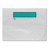 BLASETTI PAPERADEX papieren enveloppen zelfklevende enveloppen verpakking van 250 stuks, kleur transparant, formaat LD 13,5 x 24 cm