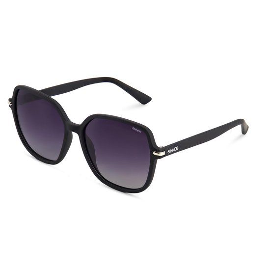 SINNER Barfleur Zonnebril - Polariserende SINTEC®-lenzen - Mat Zwart - Dames