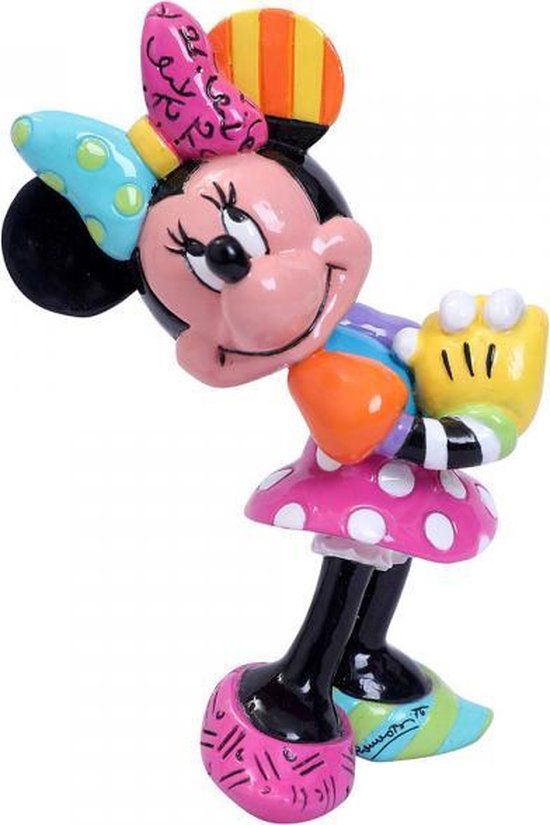 Britto Disney by Romero Britto Minnie Mouse Mini Figurine 8 cm - Multi