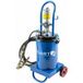 Högert Technik HT4R795 Pompe à graisse pneumatique, 12 litres, réservoir en acier, pompe à graisse pneumatique, 300-400 bar