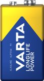 Varta Longlife Power Alkaline Batterijen 9V 565 mAh - 2 x