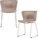 WOOOD Wings Tuinstoelen - Zand - Kunststof - Set van 2