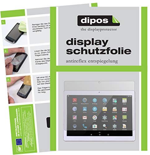dipos I 2X beschermfolie mat compatibel met Sannuo 10.1 inch 3G Tab folie schermbeschermfolie