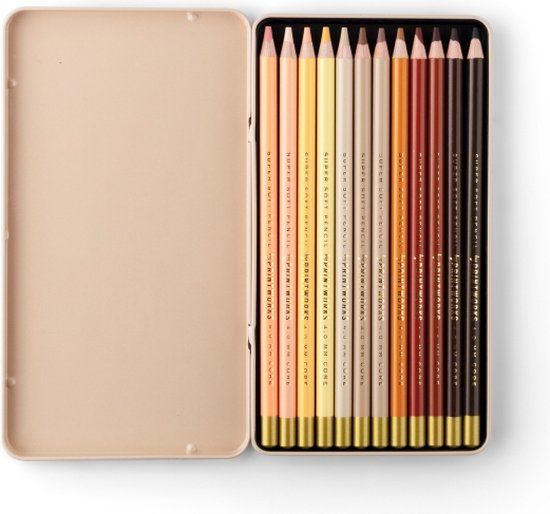 Printworks 12 Kleurpotloden - Huidskleur / Skintone