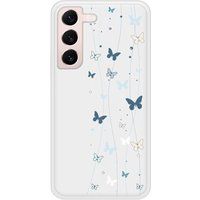 Samsung Bedrukt siliconen hoesje compatibel met Galaxy S22 Butterfly