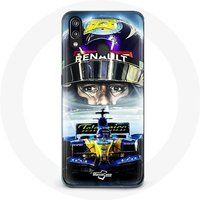Maniacase Hoesje voor Huawei P20 Lite Formule 1 Fernando Alonso Díaz Spaanse F1 autocoureur