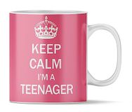 Cadeaus Keep Calm I'm a Teenager mok