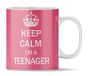 Cadeaus Keep Calm I'm a Teenager mok