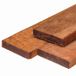 Tuindeco Ligger hardhout 5,0x10,0x400 cm