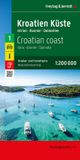 CROATIE KOMPASS Karten Croatian Coast Road and Leisure Map 1:200.000