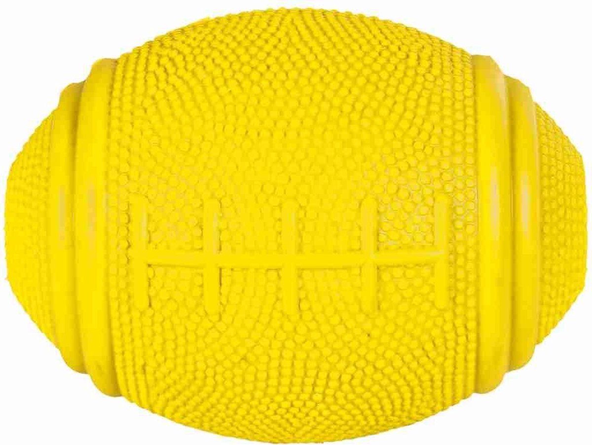 TRIXIE snack rugbybal natuurrubber assorti 8x8x8 cm 3 st