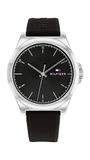 Tommy Hilfiger 1710617 Herenhorloge, analoog, kwarts, collectie met siliconen band, zwart