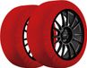 AMiO Chaînes Neige/Chaussettes Neige pour Pneus Auto L - EN16662-1 / Önorm V5121 Rouge (2 pièces)